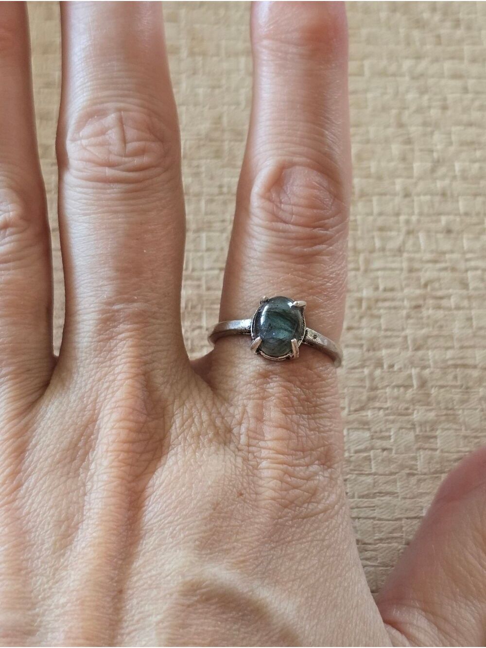 Labradorite Ring In Silver - Picture 3 of 3